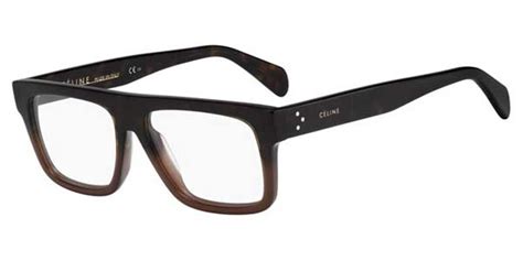 Celine CL41331 59K Eyeglasses in Dark Havana Shaded Brown 